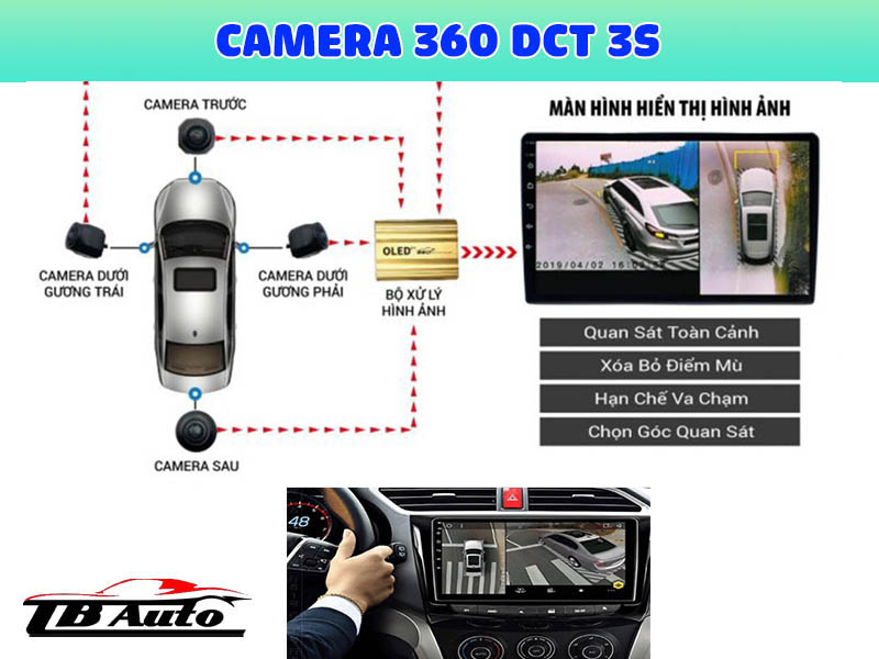 Địa chỉ lắp camera 360 độ DCT 3S uy tín tại TB Auto