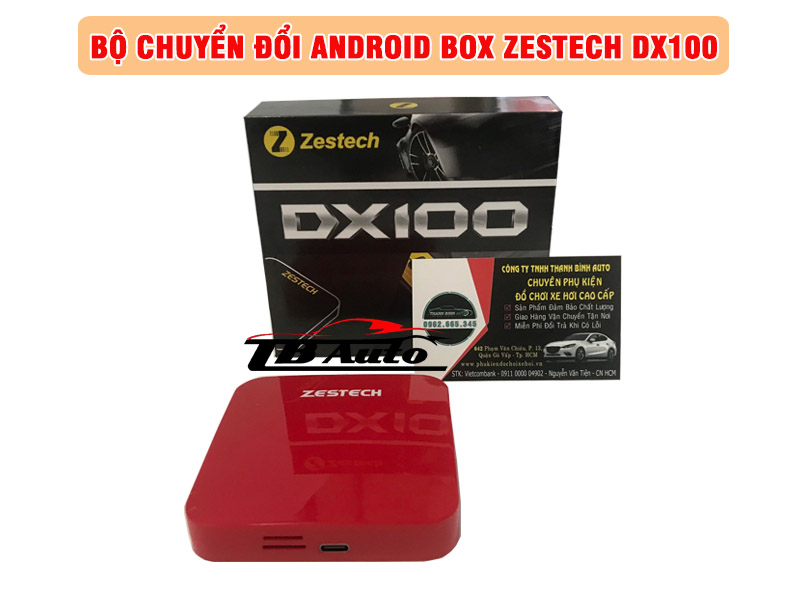 Bộ chuyển đổi Android Box Zestech DX100 tại TB Auto