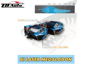 Bi laser Megalodon 1 Đèn Bi Laser Aozoom Megalondon tại TB Auto