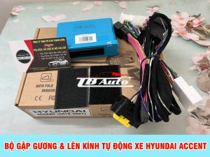 Bộ gập gương lên xuống kính tự động xe Hyundai Accent 1 bộ gập gương lên xuống kính xe Hyundai Accent