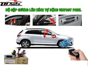Bộ gập gương lên/xuống kính tự động xe Vinfast Fadil 2 bo gap guong len kinh tu dong vinfast fadil thanh binh auto 2