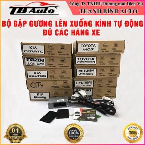 Bộ gập gương lên xuống kính tự động đủ các hãng xe tại TB Auto