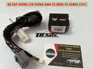 Bộ gập gương lên xuống kính tự động xe Honda Civic 2 bo gap guong len xuong kinh tu dong xe honda civic tbauto2