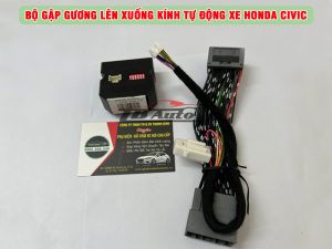 Bộ gập gương lên xuống kính tự động xe Honda Civic 3 Ưu điểm của bộ gập gương lên xuống kính tự động xe Honda Civic
