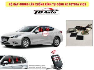 Bộ gập gương lên xuống kính tự động xe Toyota Vios 4 Địa chỉ lắp bộ gập gương lên xuống kính tự động xe Toyota Vios tại TPHCM uy tín