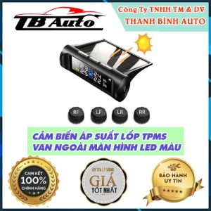 Cảm biến áp suất lốp van ngoài TPMS màn hình led màu