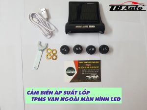 Những tính năng cao cấp có trên cảm biến áp suất lốp van ngoài TPMS màn hình led màu