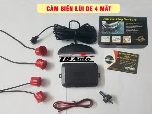 Cảm biến lùi de 4 mắt giúp phát hiện các chướng ngại vật đang cản trở