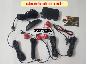 Cảm biến lùi de 4 mắt có khả năng hoạt động tốt trong mọi điều kiện thời tiết