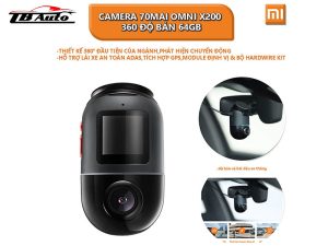 Lắp camera hành trình 70mai Omni X200 đa tính năng tại TB Auto