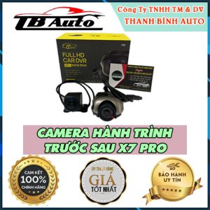 Lắp đặt camera hành trình trước sau X7 Pro uy tín tại TB Auto