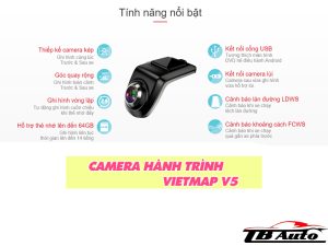 Trang bị camera hành trình Vietmap V5 chính hãng tại TB Auto