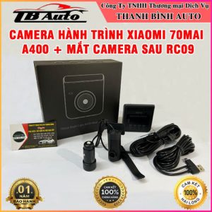 Camera hành trình 70mai A400 + mắt camera sau RC09 tại TB Auto