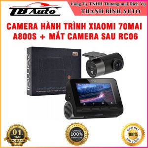 Camera hành trình Xiaomi 70mai A800S + mắt camera sau RC06
