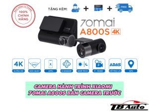 Lắp camera hành trình 70mai A800S bản camera trước cho xe uy tín tại TB Auto