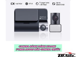 Giới thiệu bộ sản phẩm camera hành trình Xiaomi 70mai A800S bản camera trước cho ô tô