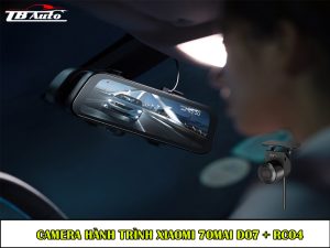 Camera hành trình gương 70mai D07 + RC04 2 camera hanh trinh xiaomi 70mai d07 rc04 thanh binh auto 1
