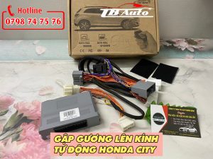 Tìm hiểu về bộ gập gương lên kính Honda City