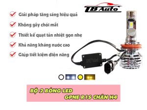 Bộ 2 bóng đèn led GPNE R1S chân H4 3 Led GPNE R1S chân H4 có những tính năng gì?