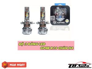 Bộ 2 bóng đèn led GPNE R1S chân H4 1 Bóng đèn Led GPNE R1S mang đến sức mạnh tăng sáng vượt trội