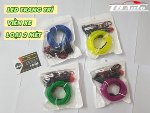 Led nội thất trang trí viền xe - loại 2m 3 Led nội thất trang trí viền xe giúp xe trở nên bắt mắt hơn