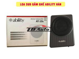 Loa sub gầm ghế Ability của Hàn có thể lắp đặt trên mọi dòng xe