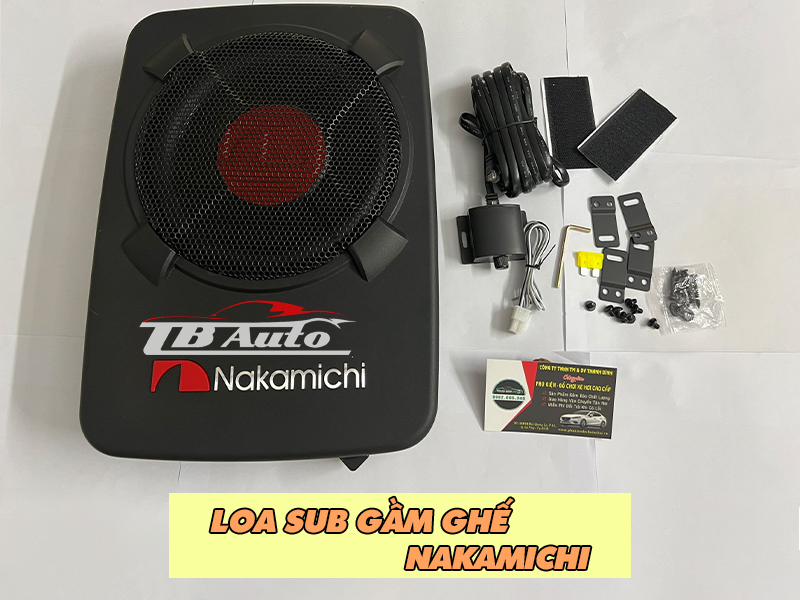 Lắp đặt loa sub gầm ghế Nakamichi tại TB Auto