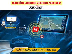 Màn hình Zestech Z500 New giúp cảnh báo giới hạn tốc độ
