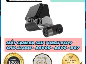 Trang bị Mắt camera sau 70mai RC09 cho A500S - A800D - A400 - D07 cho xe uy tín tại TB Auto