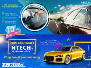 Phim cách nhiệt Ntech bảo hành 10 năm