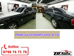 Phim cách nhiệt chính hãng cho ô tô 1 Dán phim cách nhiệt cho xe tại TB Auto