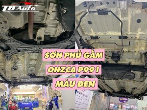 Sơn phủ gầm Onzca P991 màu đen 3 TB Auto - Địa chỉ phủ gầm xe uy tín nhất