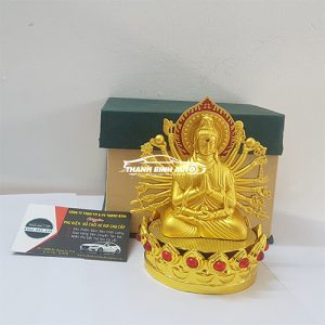 Tượng Quan Âm trang trí taplo xe ô tô