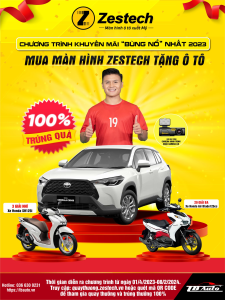 mua màn zestech trúng ô tô
