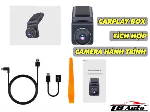 Giới thiệu bộ carplay Box DVR tích hợp camera hành trình