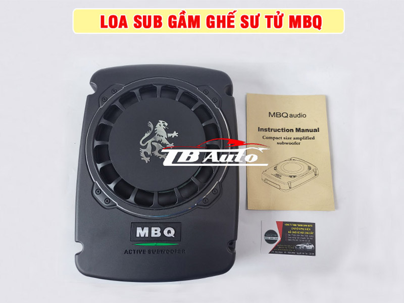 Loa sub gầm ghế sư tử MBQ giúp cải thiện âm thanh trong xe ô tô