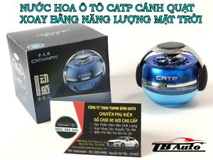 Nước hoa ô tô Catp cánh quạt xoay bằng năng lượng mặt trời 3 nuoc hoa o to capt canh quat thanh binh auto 3