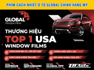 Phim cách nhiệt ô tô Global chính hãng Mỹ 1 Phim cách nhiệt ô tô Global chính hãng Mỹ
