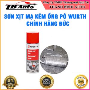 Sơn xịt mạ kẽm ống pô Wurth chính hãng Đức tại TB Auto