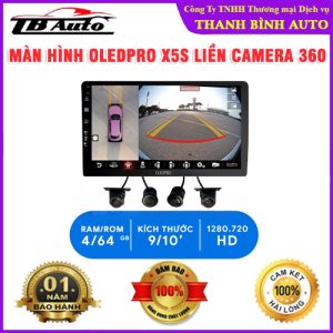 màn hình DVD Android OledPro X5S liền Camera 360