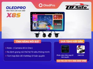 Màn hình DVD Android OledPro X8S liền camera 360 1 Màn hình DVD Android OledPro X8S liền camera 360