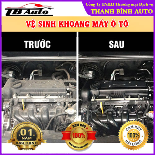 Vệ sinh khoang máy ô tô 5 Địa chỉ vệ sinh khoang máy ô tô