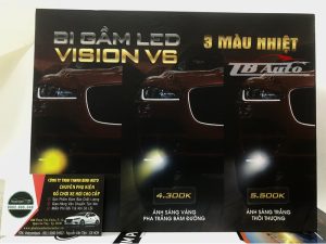 Cải thiện ánh sáng hiệu quả nhờ bi gầm Vision V6 3 chế độ màu