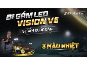 Bi gầm led Vision V6 với 3 chế độ màu thông minh