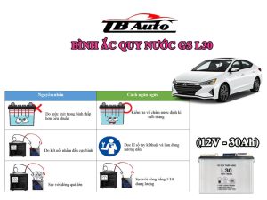 Bình ắc quy nước GS L30 ( 12V-30AH ) 2 Binh ac quy GS L30 2