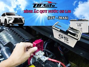 Bình ắc quy nước GS L30 ( 12V-30AH ) 3 Binh ac quy GS L30 3