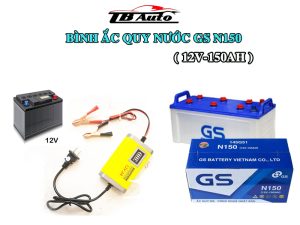 Bình ắc quy nước GS N150 ( 12V-150Ah ) 2 Binh ac quy GS N150 3