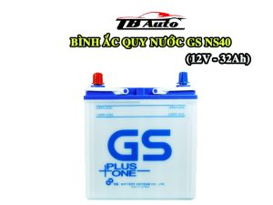 Bình ắc quy nước GS NS40 ( 12V-32Ah ) 1 Binh ac quy GS NS40 1