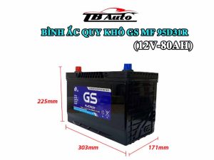 Bình ắc quy khô GS MF 95D31R (12V-80AH) 1 Binh ac quy kho GS MF 95D31R 1
