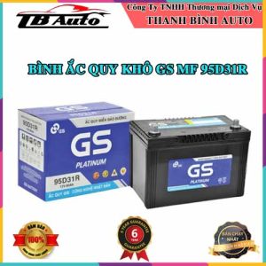 Bình ắc quy khô GS MF 95D31R (12V-80AH)